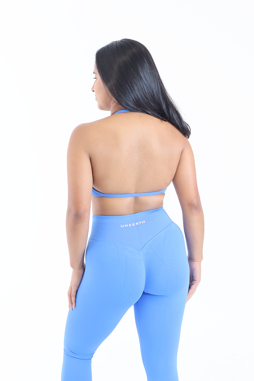 UC018 Elevate Backless Sports Bra - Active Blue