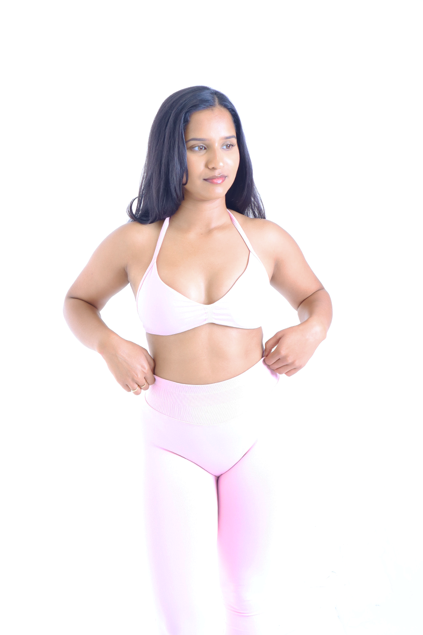 UC018 Elevate Backless Sports Bra - Pink
