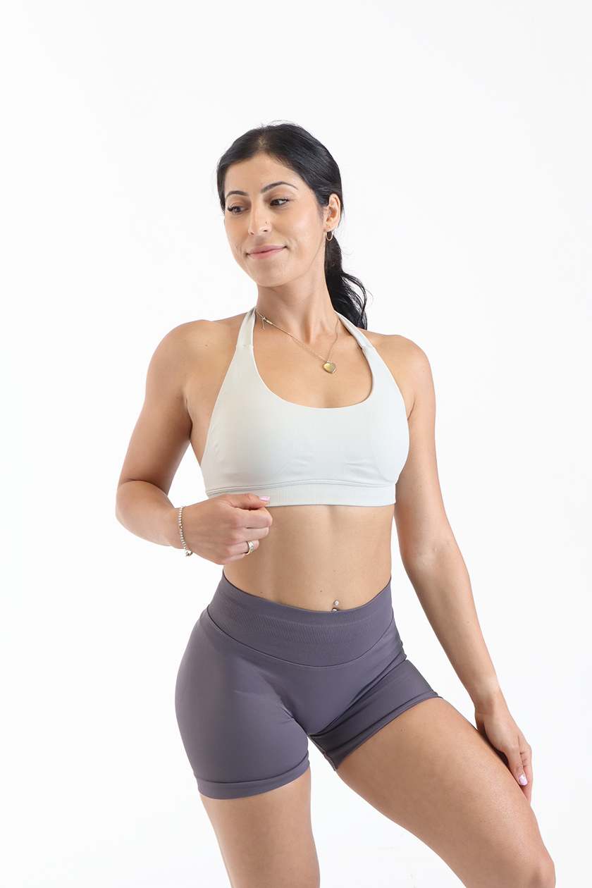 UC018 Elevate Sports Bra - Cream