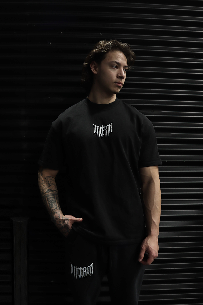 UC022 Envy Oversized Tee - Black