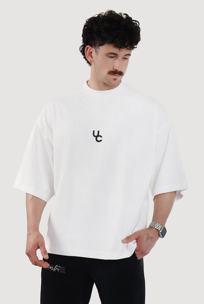 UC05 Essential Super Oversized Tee V2 - White