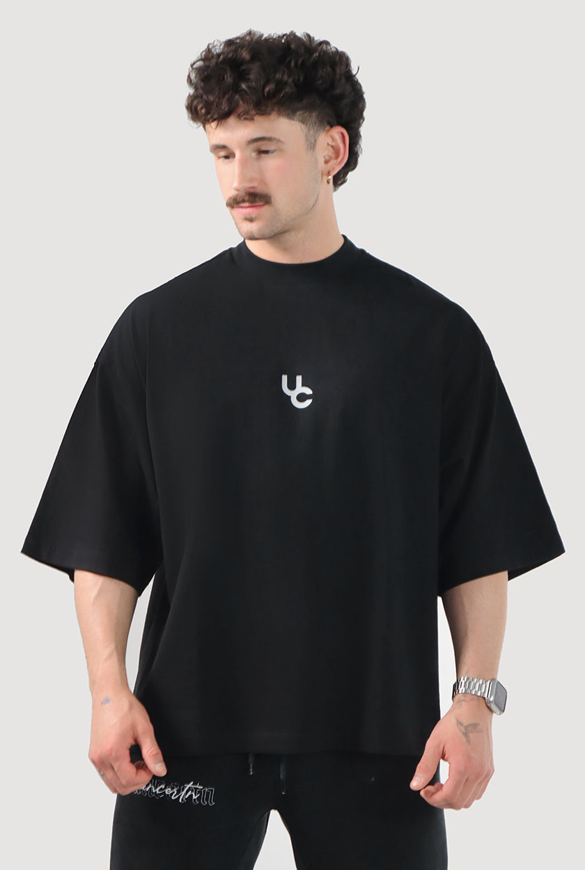 UC05 Essential Super Oversized Tee V2 - Black
