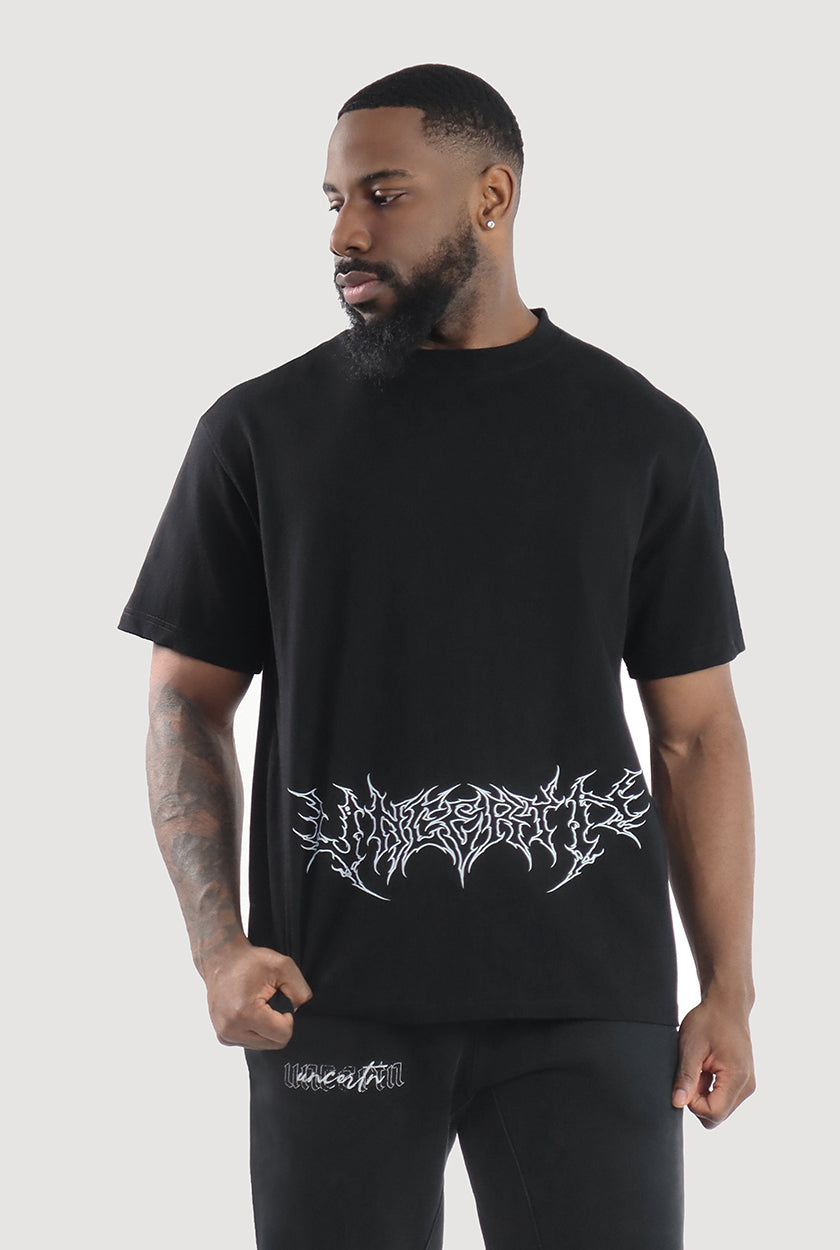UC026 Precision Oversized Tee - Black