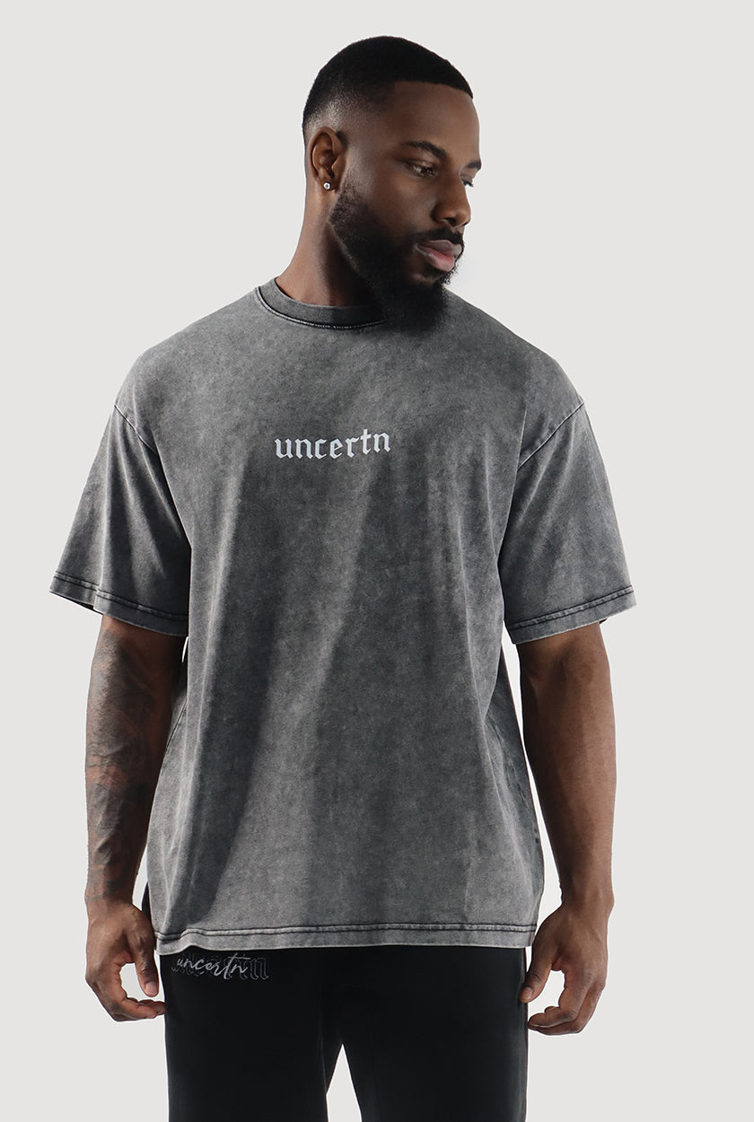 UC010 Phantom Oversized Tee - Grey Wash