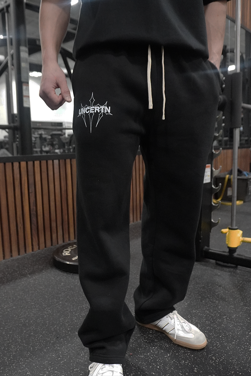 UC014 Reign Straight Cut Joggers - Black