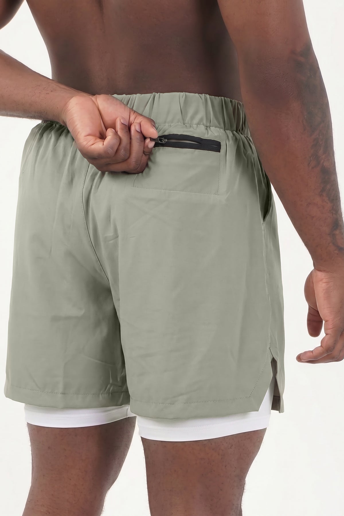 UC032 Summit Liner Shorts - Sage Green