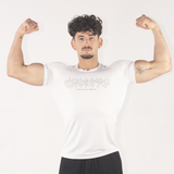 UC08 Resurgence Compression Tee - White/Black