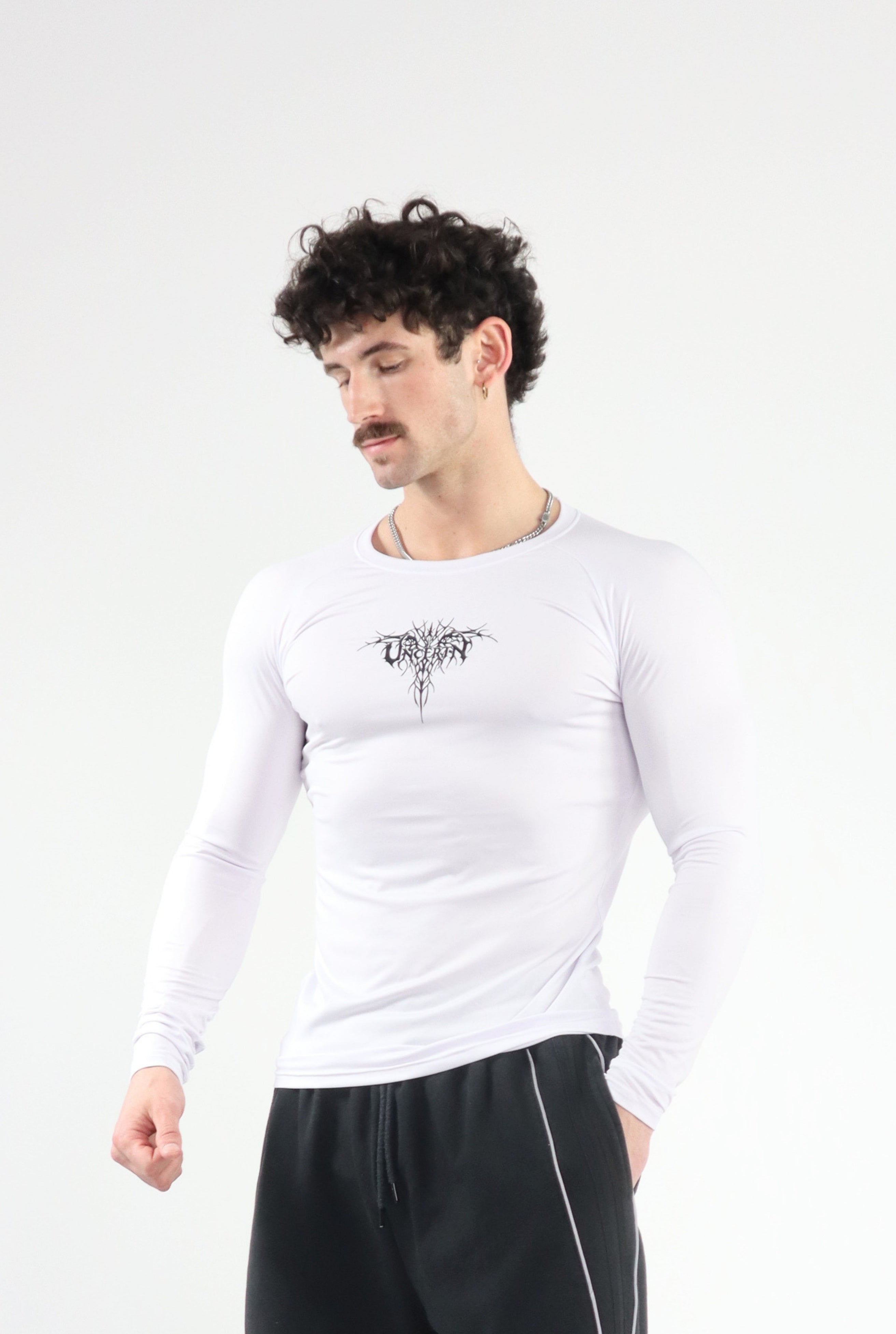 UC023 Envy Compression Longsleeve - White