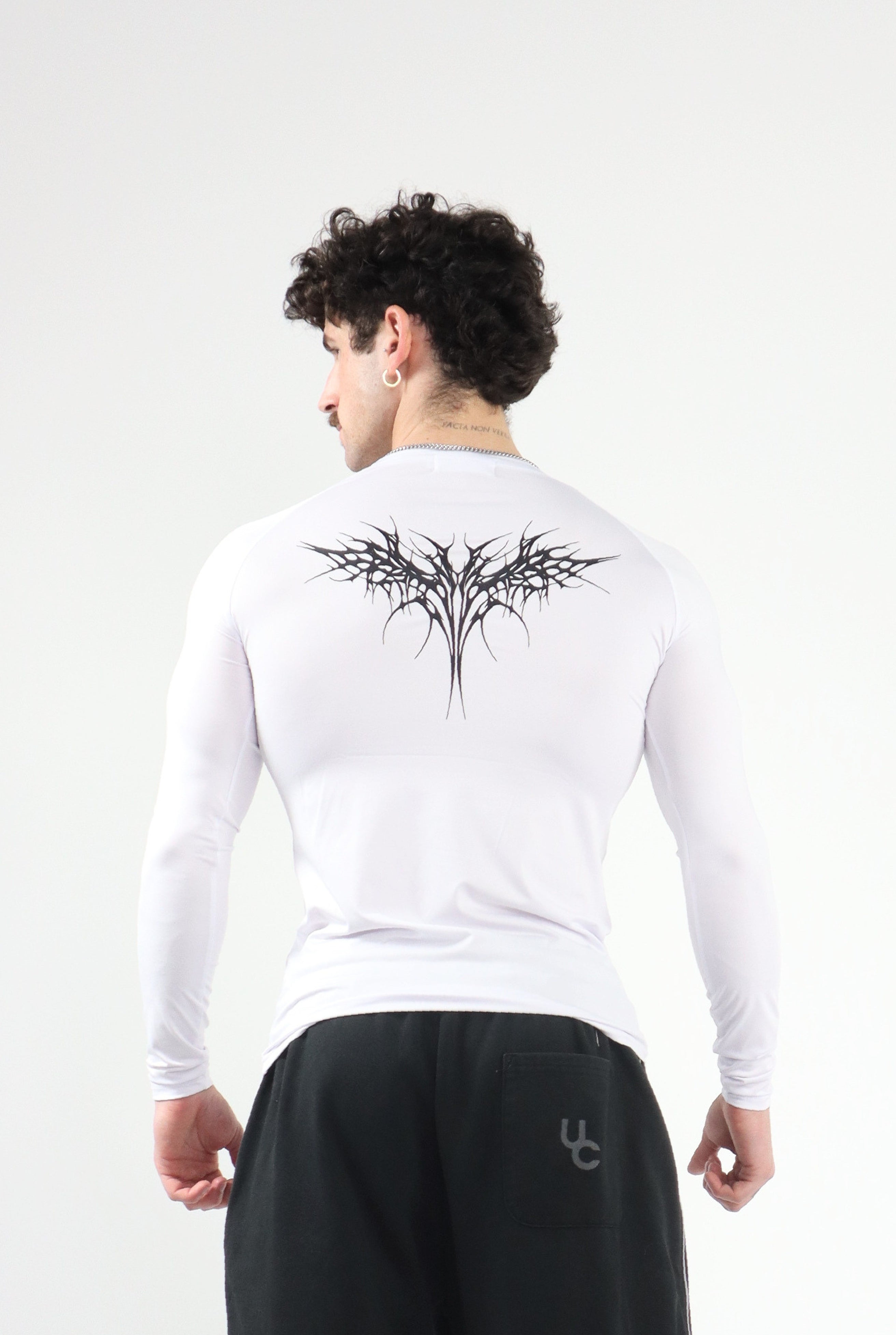 UC023 Envy Compression Longsleeve - White