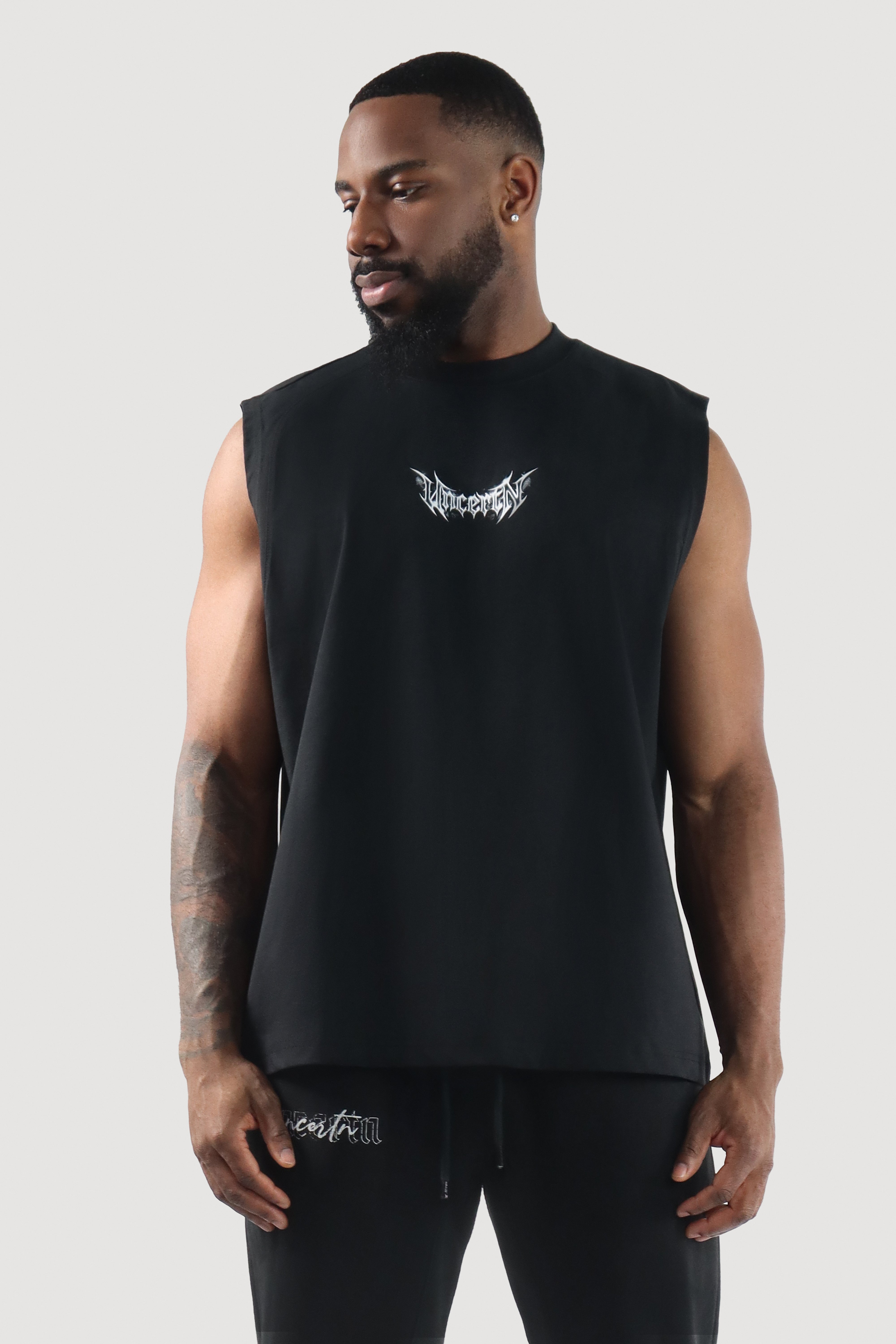UC051 Blade Oversized Cut Off Tank - Black