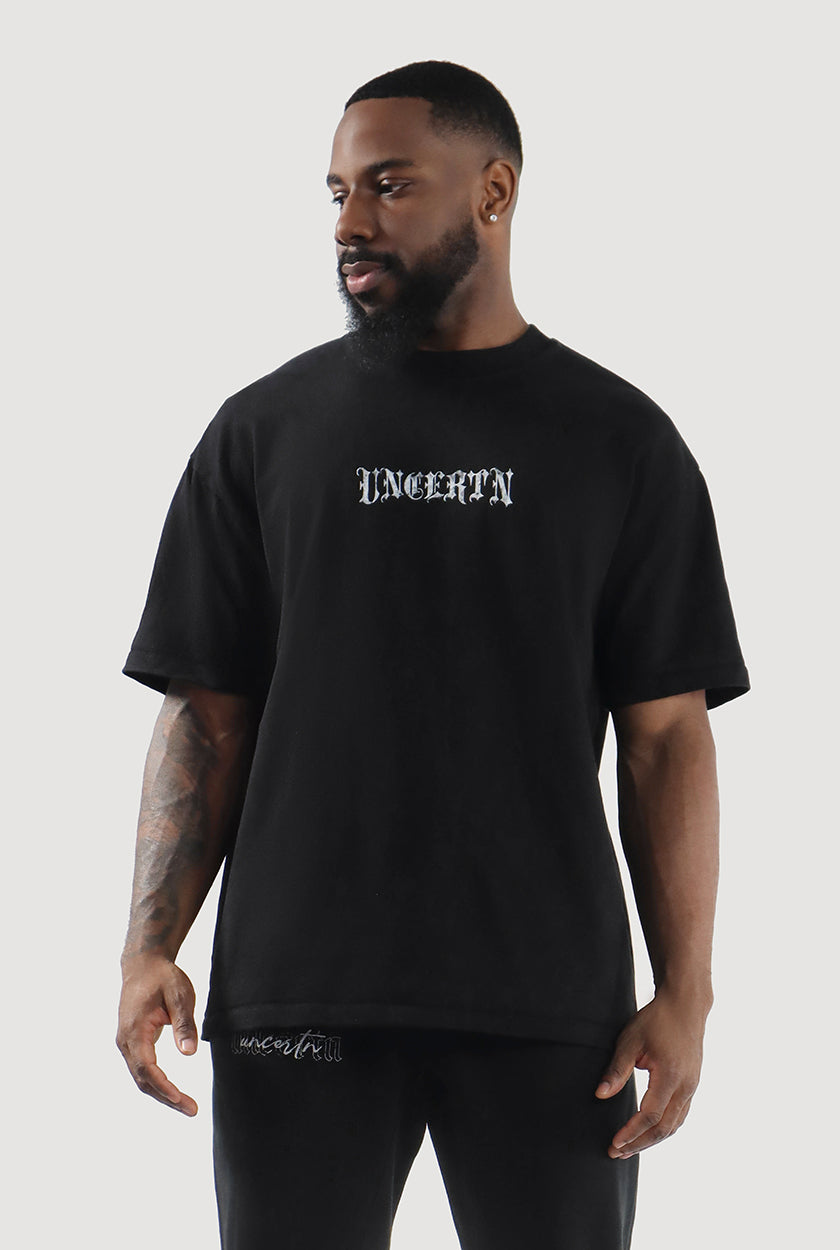 UC021 Eclipse Oversized Tee - Black