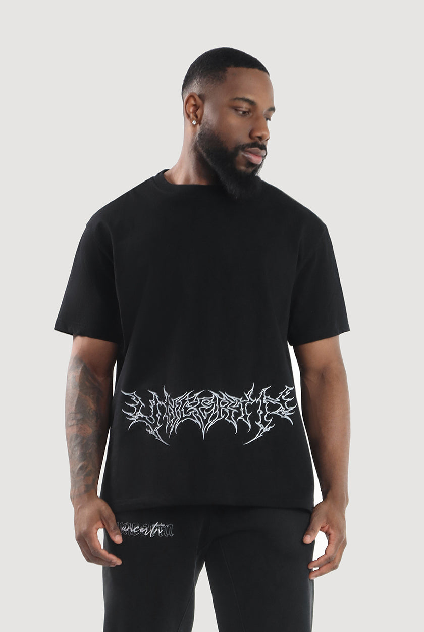 UC026 Precision Oversized Tee - Black