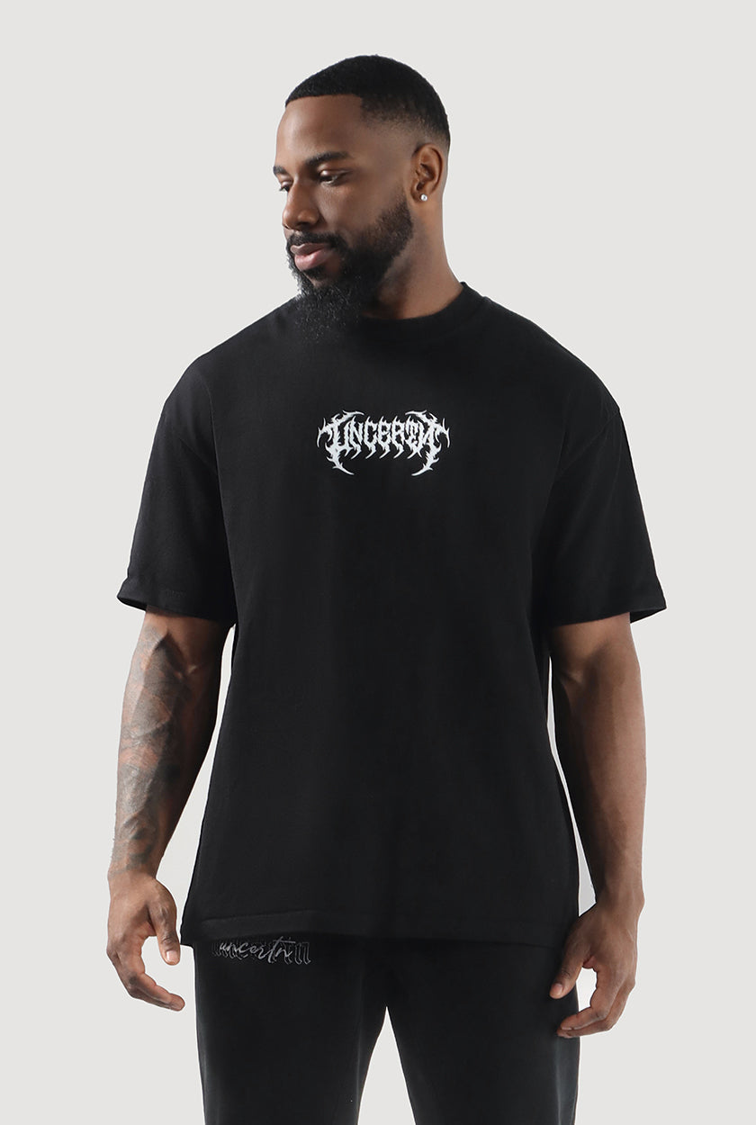 UC019 Destiny Oversized Tee - Black