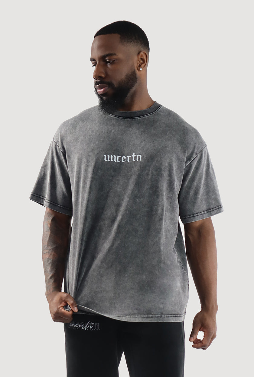 UC010 Phantom Oversized Tee - Grey Wash