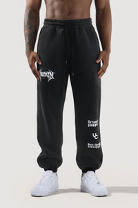UC049 Rise Joggers - Black Wash