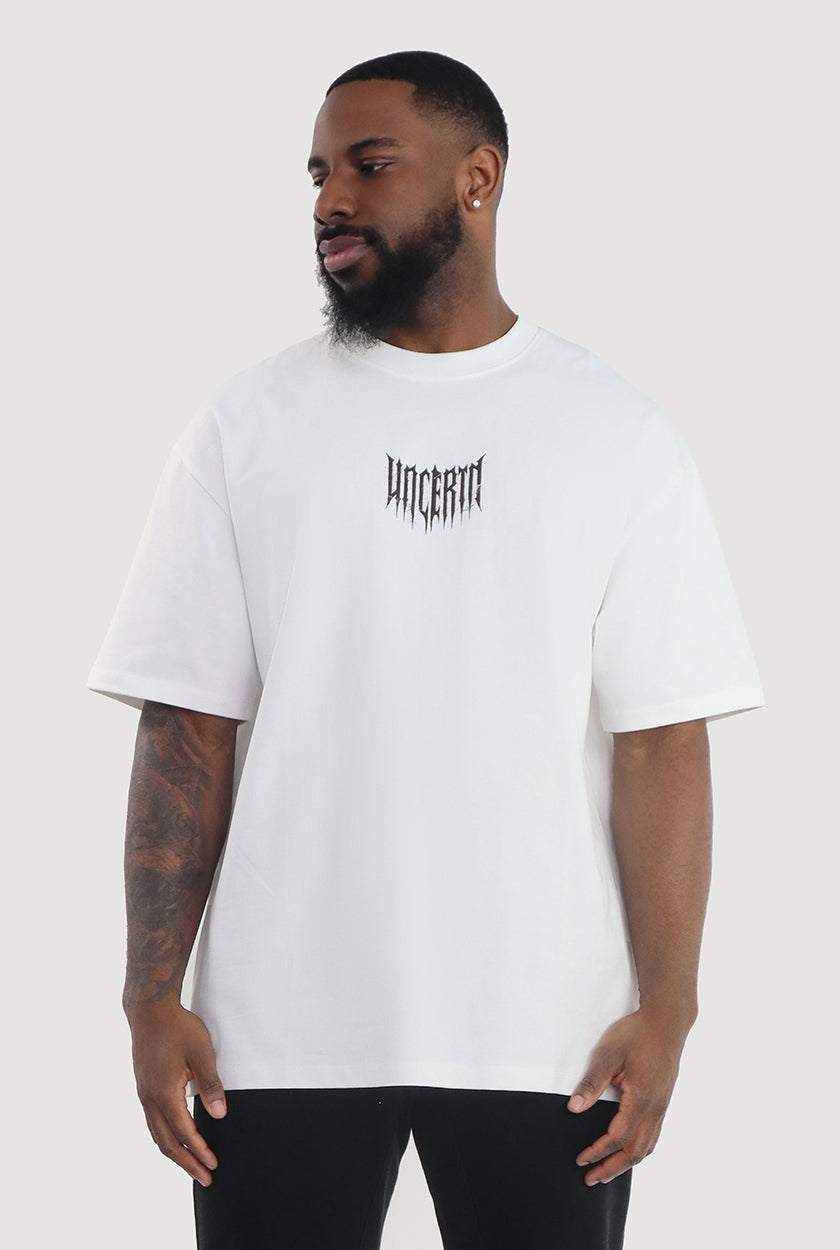 UC022 Envy Oversized Tee - White