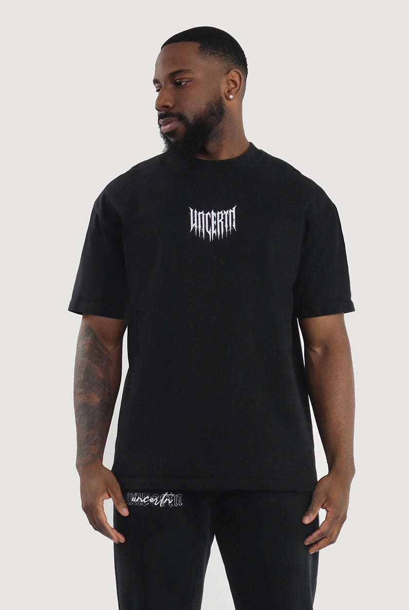 UC022 Envy Oversized Tee - Black