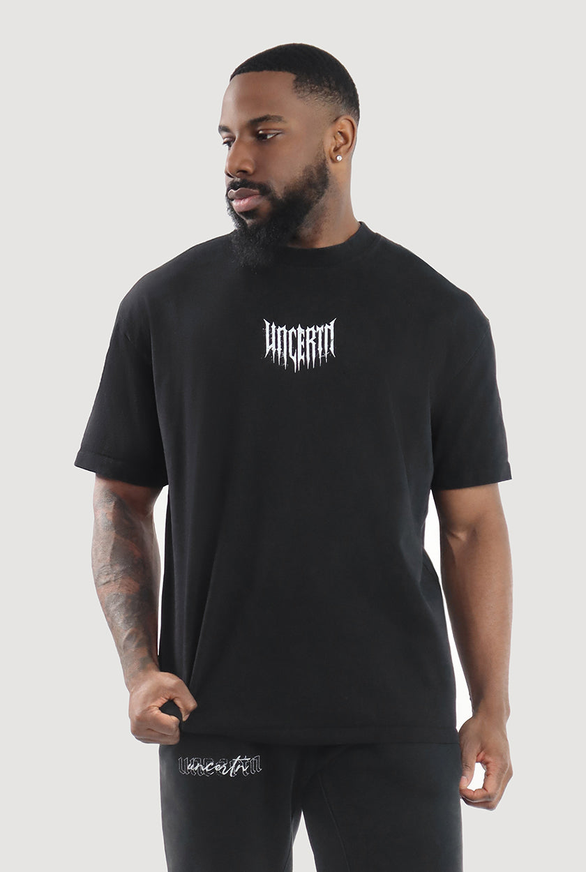 UC022 Envy Oversized Tee - Black