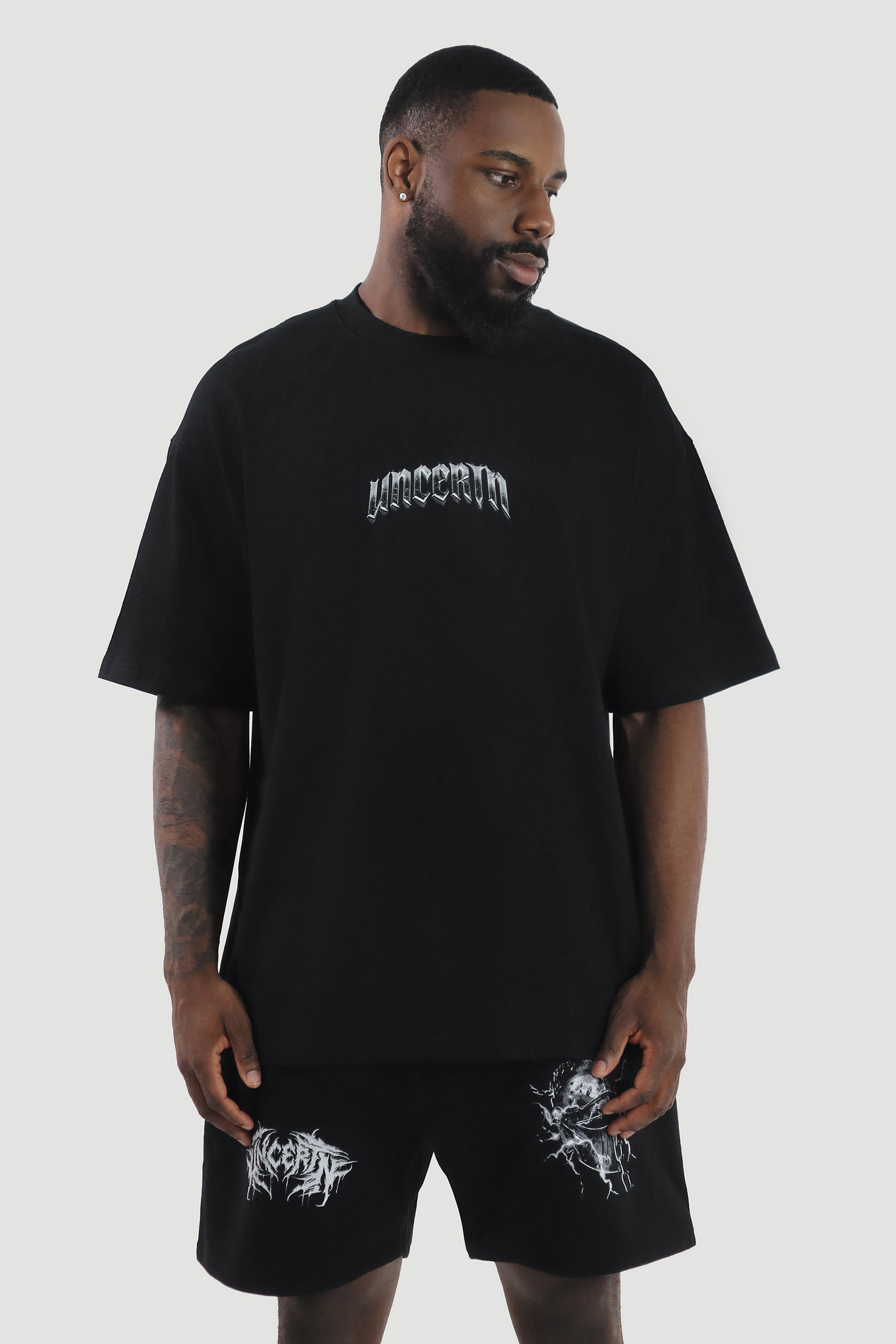 UC057 Titan Oversized Tee - Black
