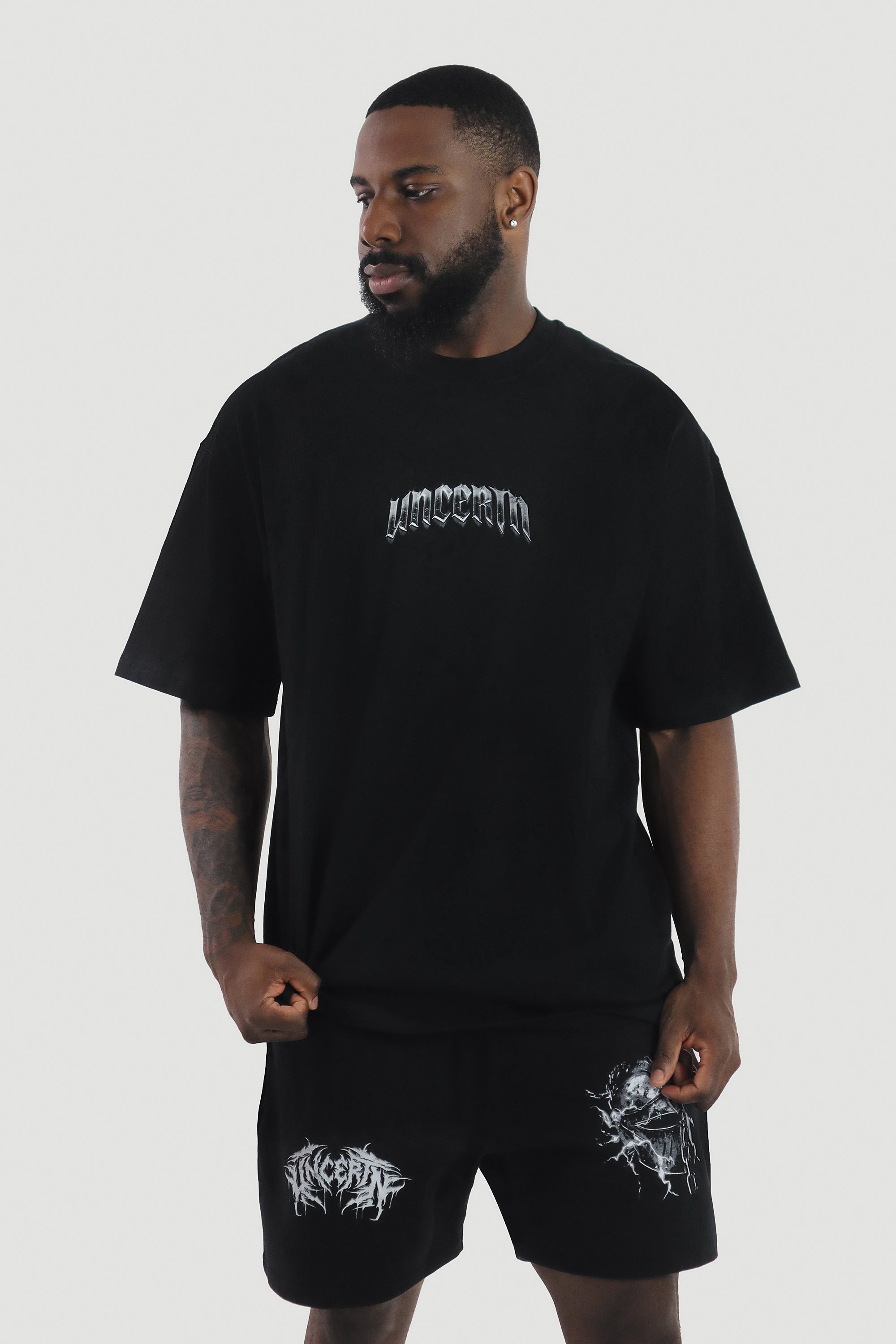 UC057 Titan Oversized Tee - Black