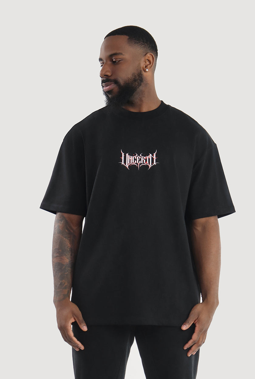 UC037 Katana Oversized Tee - Black