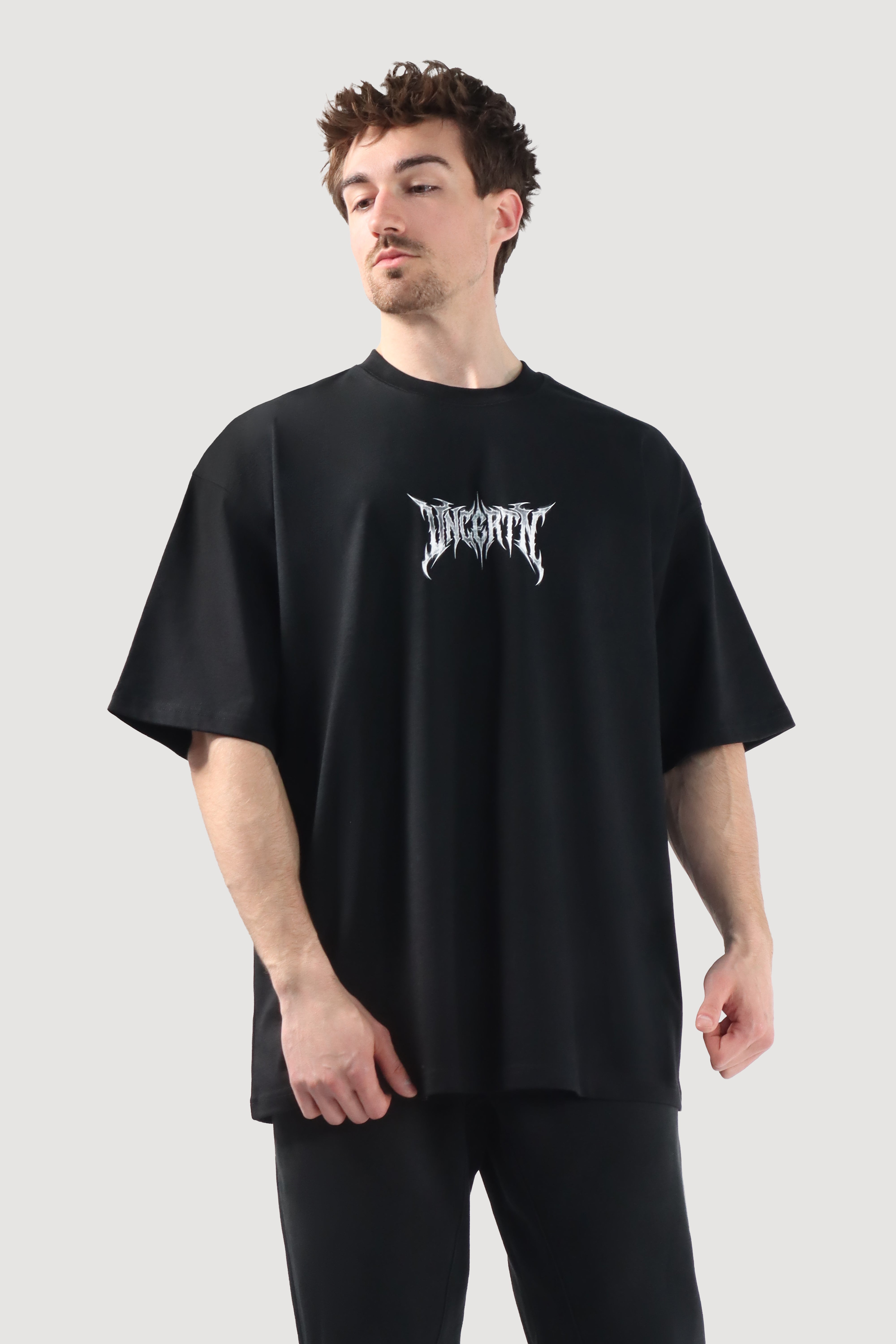 UC050 Angelic Oversized Tee - Black