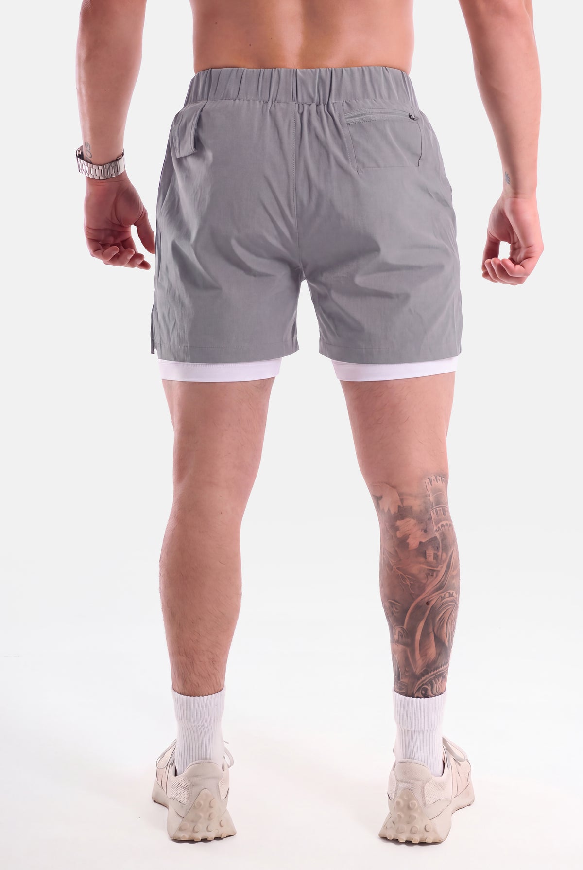 UC032 Summit Liner Shorts - Light Grey