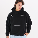 UC013 Racing Team Oversized Hoodie - Black