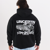 UC013 Racing Team Oversized Hoodie - Black