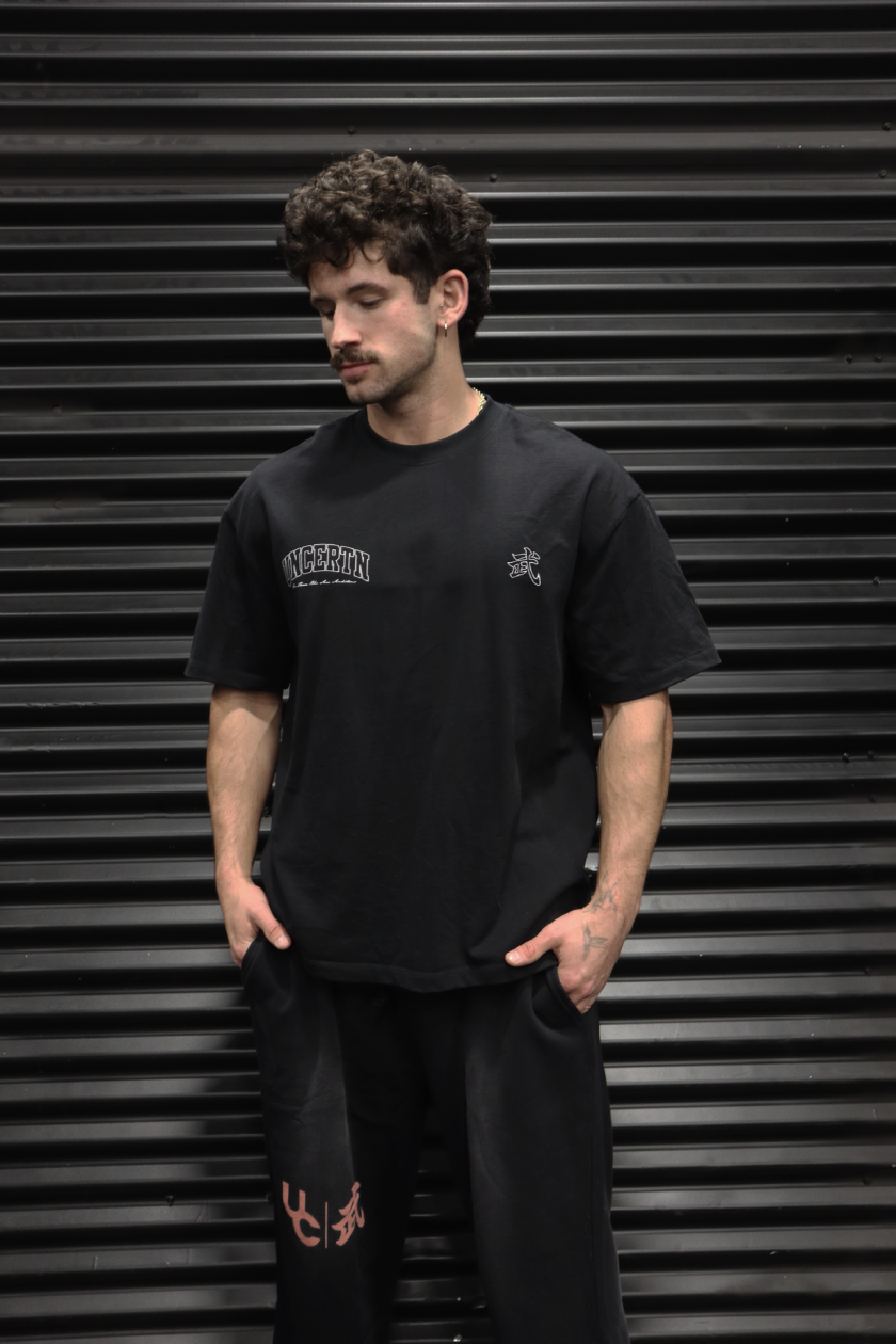 UC040 Samurai Oversized Tee - Black