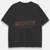 UC07 Resurgence Oversized Tee - Black/Red