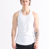 UC01 Arrival Ribbed Scoop Tank - White